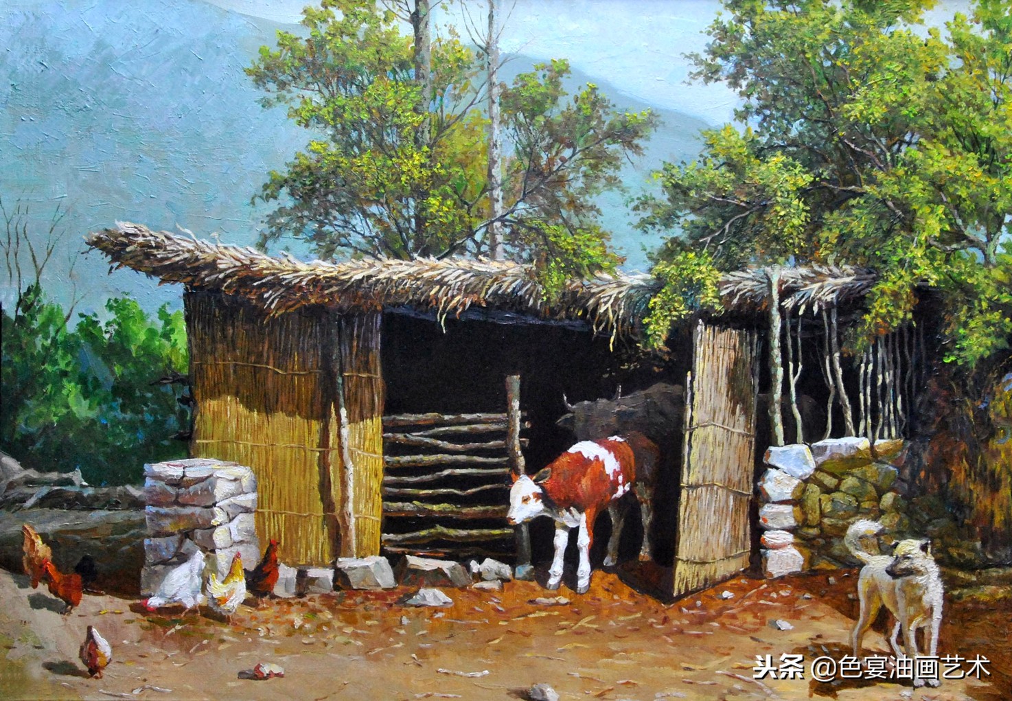 俄罗斯油画大师风景油画教程视频,油画大师油画风景创作教学视频