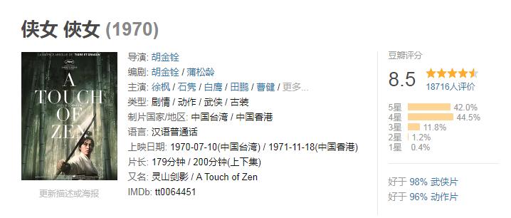 武侠片爆款视频太极张三丰,盘点拍的最好的10部武侠电影