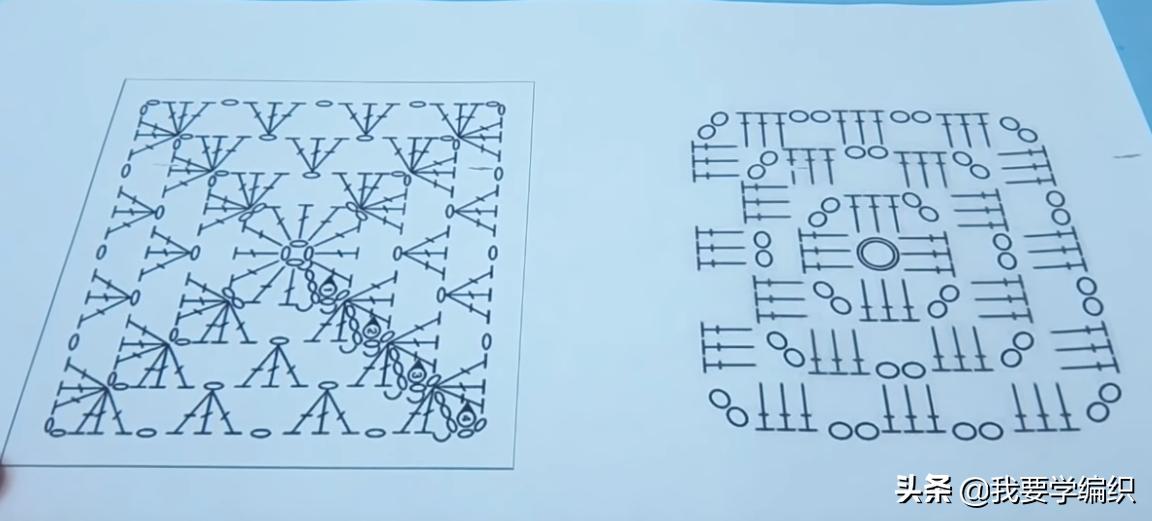 最简单的钩坐垫教程,新手一步一步钩坐垫教程