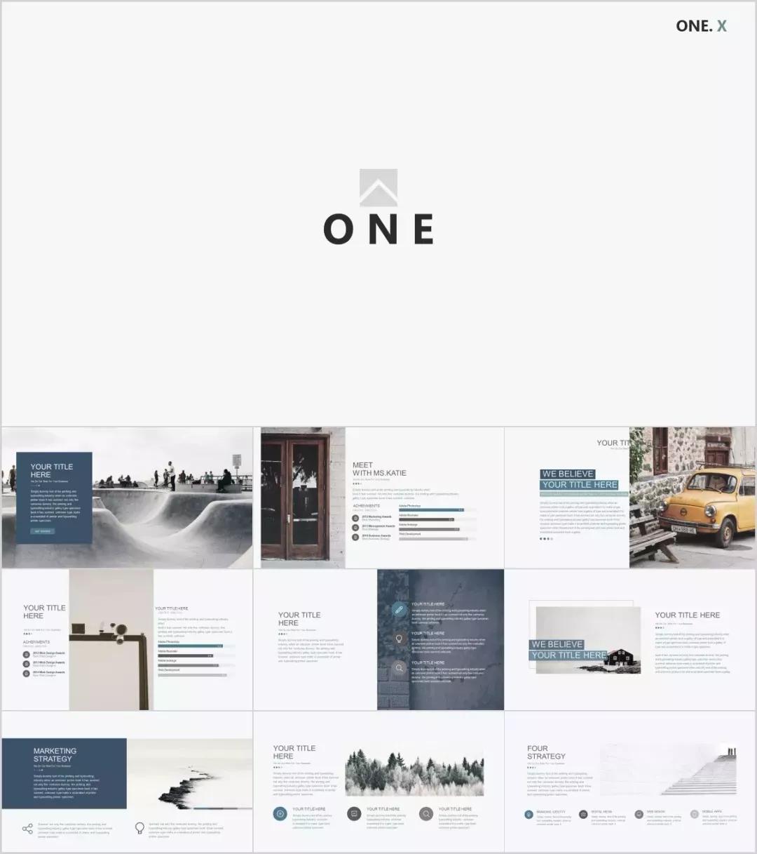 简约却不简单的ppt模板,极简办公ppt模板免费