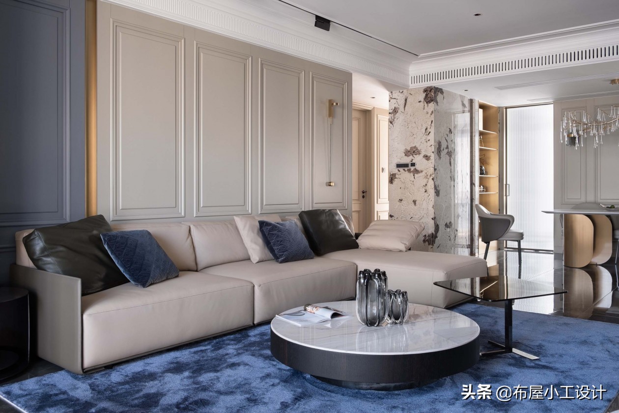 布屋小工丨143㎡轻奢法式，致敬经典的现代优雅生活
