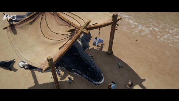 剑网3动物海豚,捡垃圾保护大海