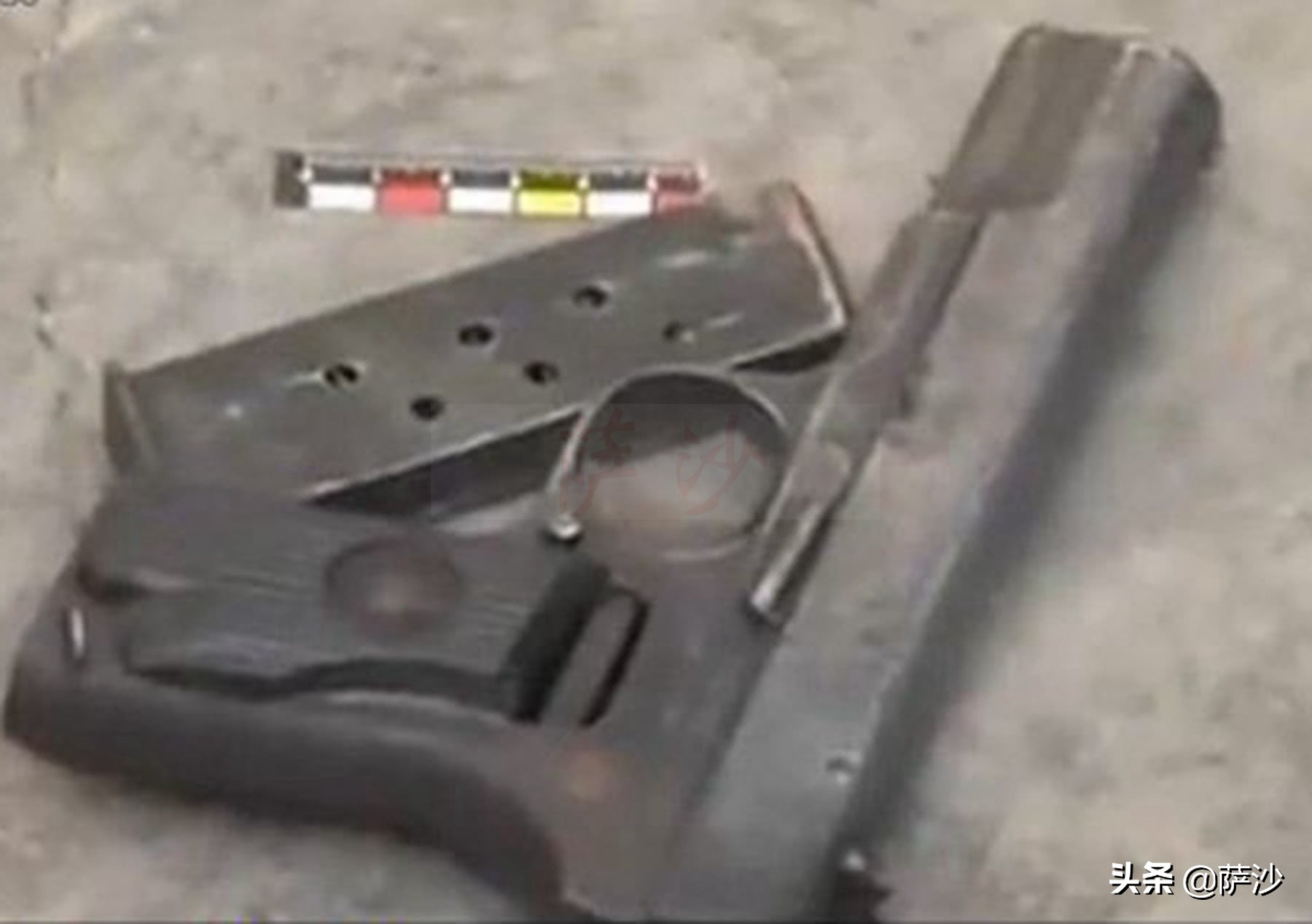 威震港台的大黑星手枪是什么?60年的经典*4式5**半自动手枪