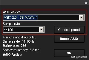 玛雅may44声卡用什么驱动好,玛雅esi声卡直播使用教程
