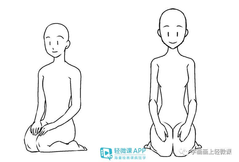 漫画各种姿势画法,漫画人物姿势画法教程