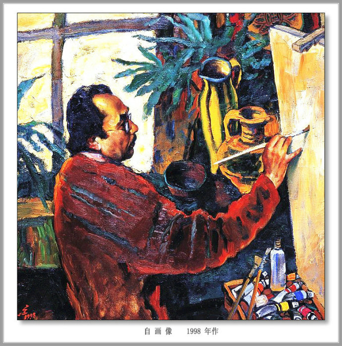 描绘新疆农村的油画,新疆油画风景作品