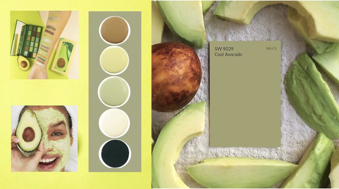 清透显白裸色,清新显白的牛油果绿