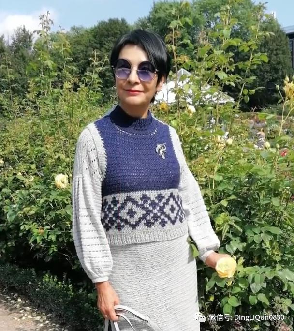 中老年人女冬季针织衫教程,针织中老年女装新款