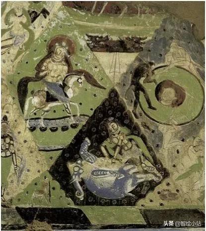 餐厅工业风国潮壁画,18d浮雕壁画国潮