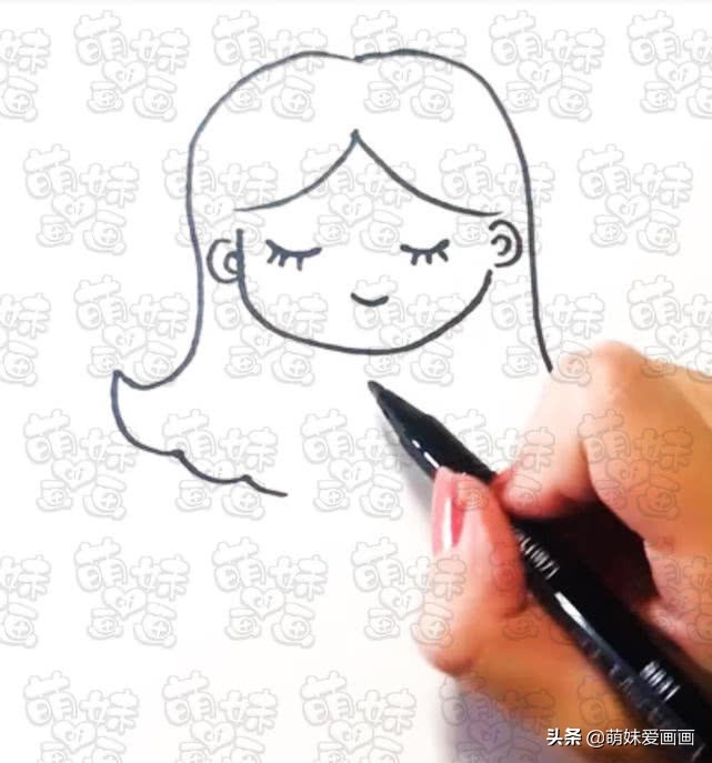 学画可爱的古装小公主简笔画,小公主苏菲亚变成美人鱼的简笔画