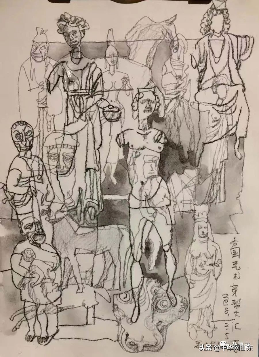 岳海波国画作品欣赏,岳海波人物画作品欣赏