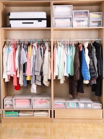 衣服怎么收纳可以防止发霉不会皱,换季衣服怎么整理没折痕