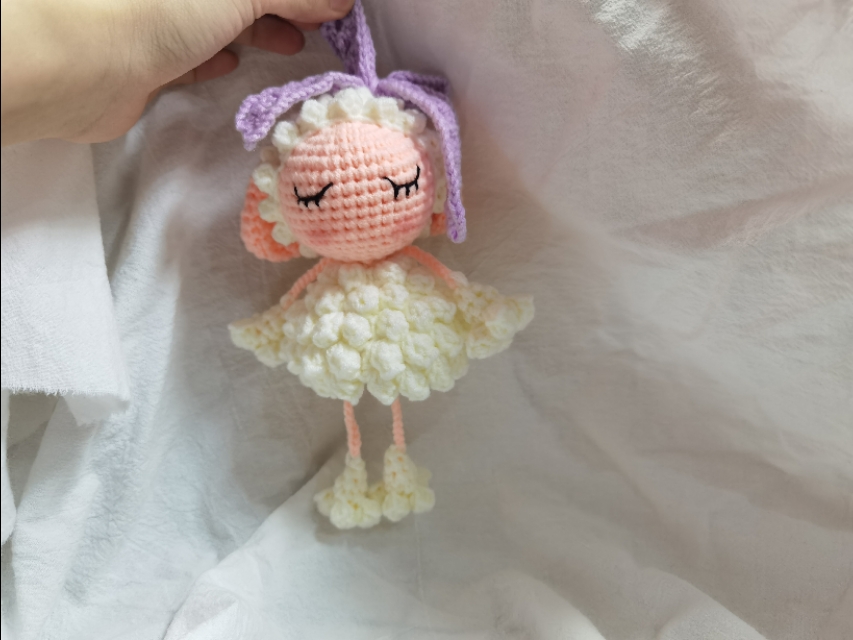 钩针玩偶羊咩咩图解教程,小胖手爱手工