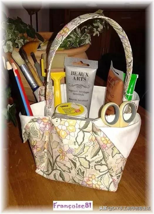 布艺收纳整理包,布艺收纳包制作教程