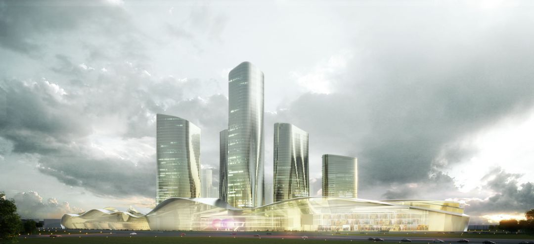 高层建筑素材科技感,高层建筑效果图素材