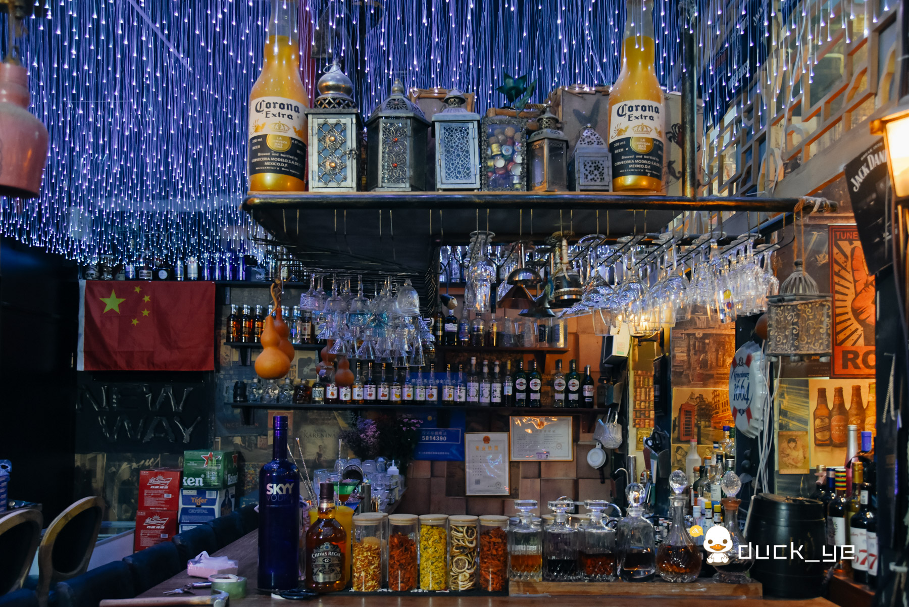 厦门调酒bar酒吧,厦门双子塔天空酒廊调酒师