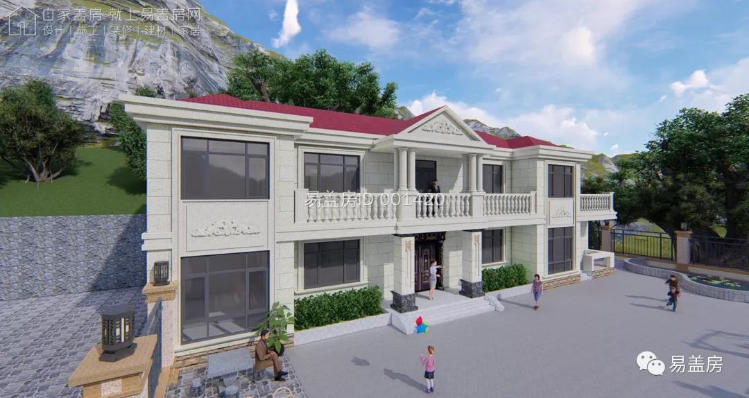 欧式面宽12米进深10米格局设计图,面宽13米进深10米3层挑空欧式别墅