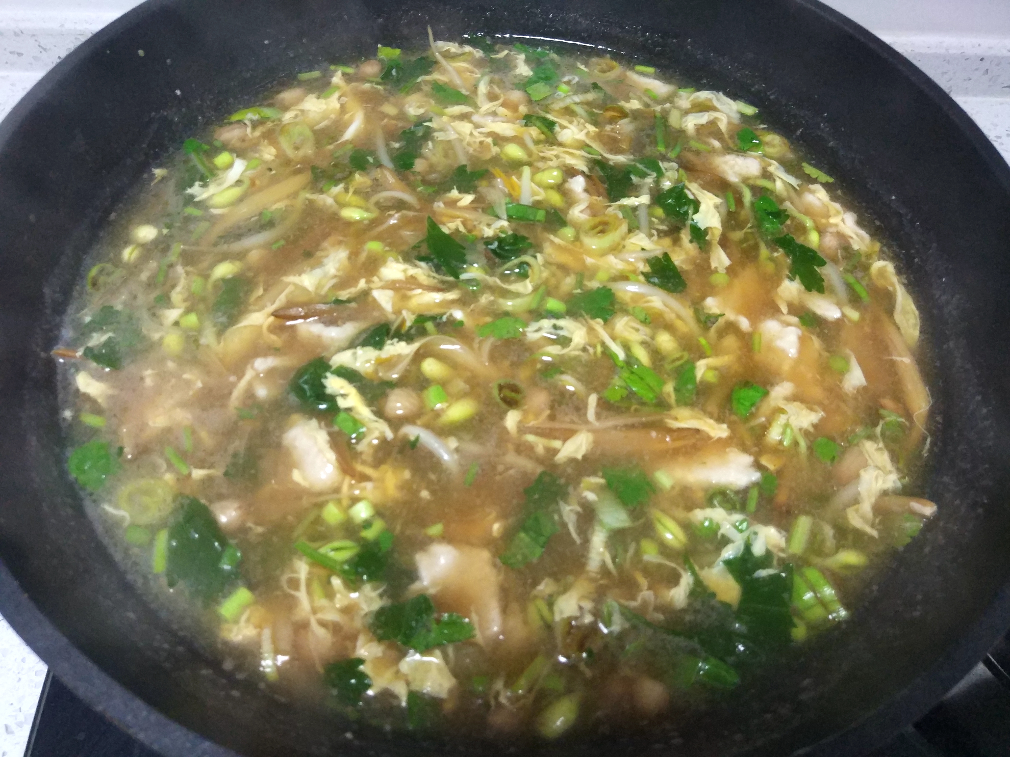 滑肉汤这样做，汤鲜味美，肉质Q弹爽滑不掉粉，老少皆宜非常好喝