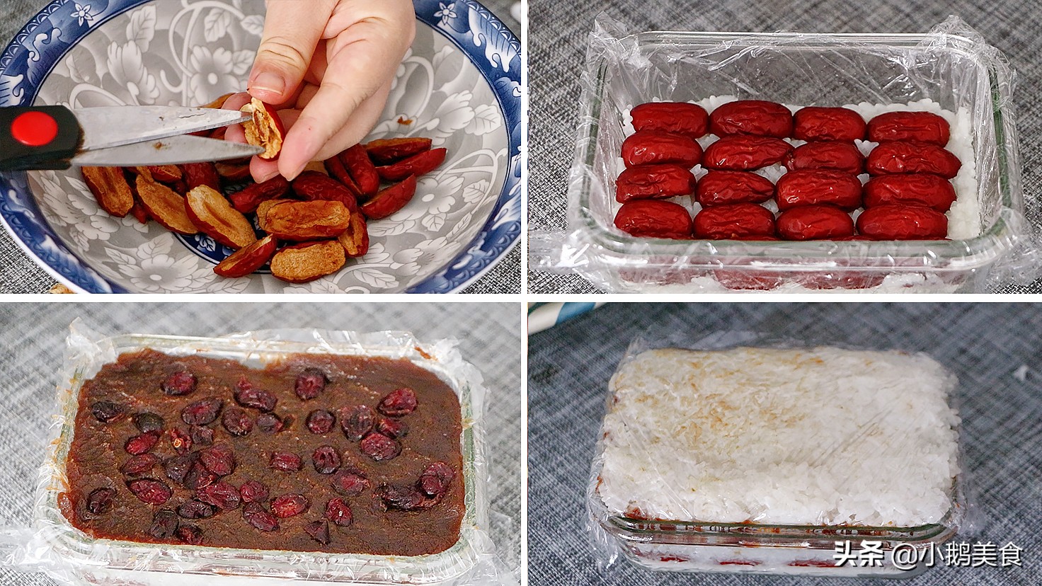 糯米别再包粽子了教你做糯米切糕,糯米别包粽子了加了3个鸡蛋