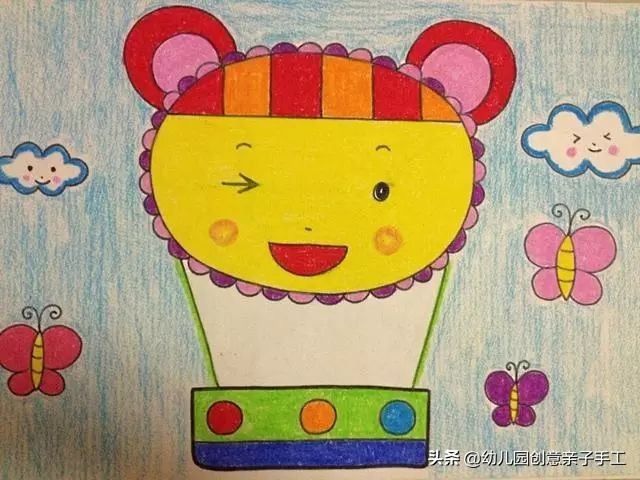 上百张幼儿园创意儿童画,儿童绘画创意3-6岁童年童画
