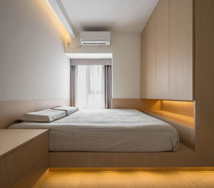 50-60平米小户型设计轻奢奶油风,能温暖人心的永远不是钱财和外貌