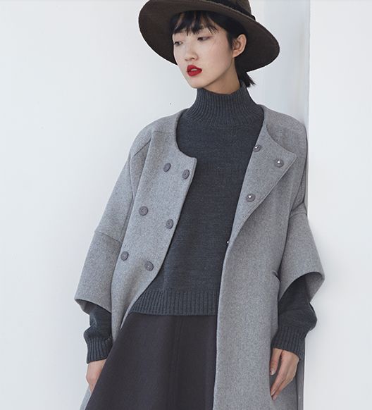 杏色毛衣穿搭女秋冬,冬天的毛衣怎么穿更好看