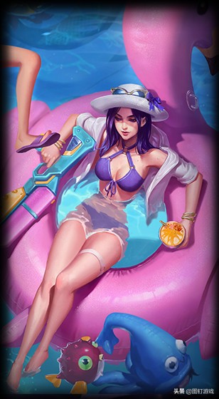 英雄联盟全皮肤鉴赏,英雄联盟皮城女警凯特琳高清图片