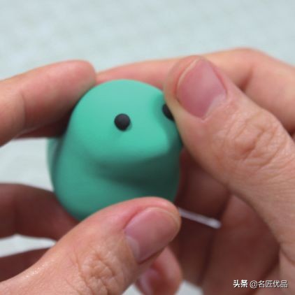 轻黏土可爱又简单的捏法,做一个简单可爱的小萌物用粘土捏