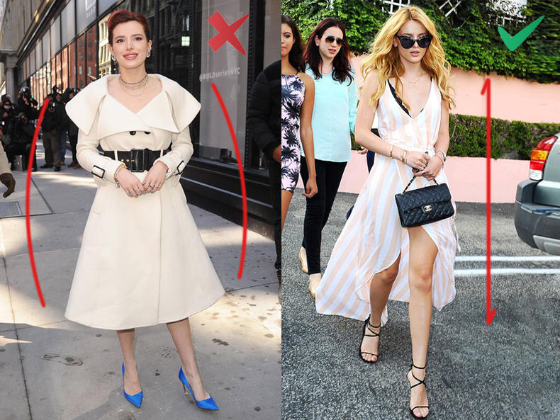 五种体型穿搭法，助你K.O身材缺陷