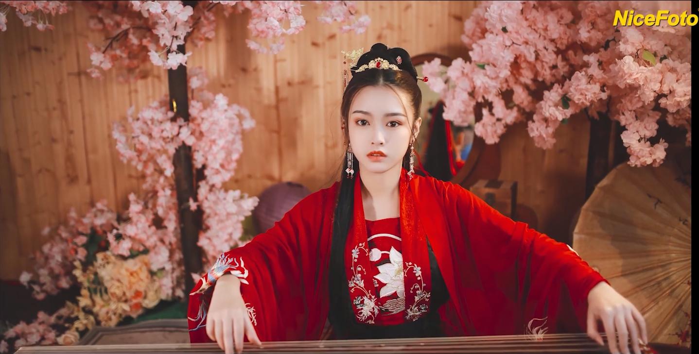 汉服夜间拍摄便携补光灯,汉服圆圈补光灯