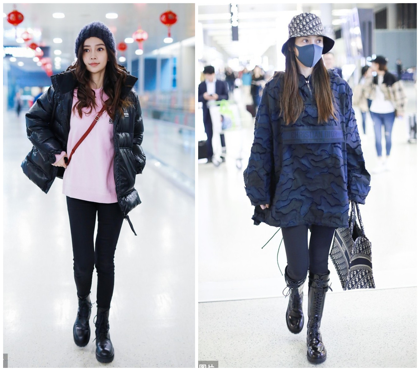 杨幂baby穿搭图,杨幂baby穿露脐装