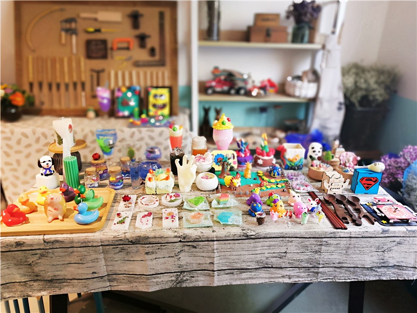 EKON手作创业加盟创意手工DIY坊加盟店基地培训成果分享