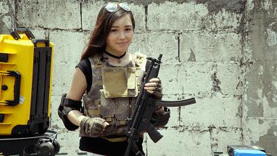 mp5冲锋枪能打死大型动物吗,反恐利器mp5弹鼓式冲锋枪