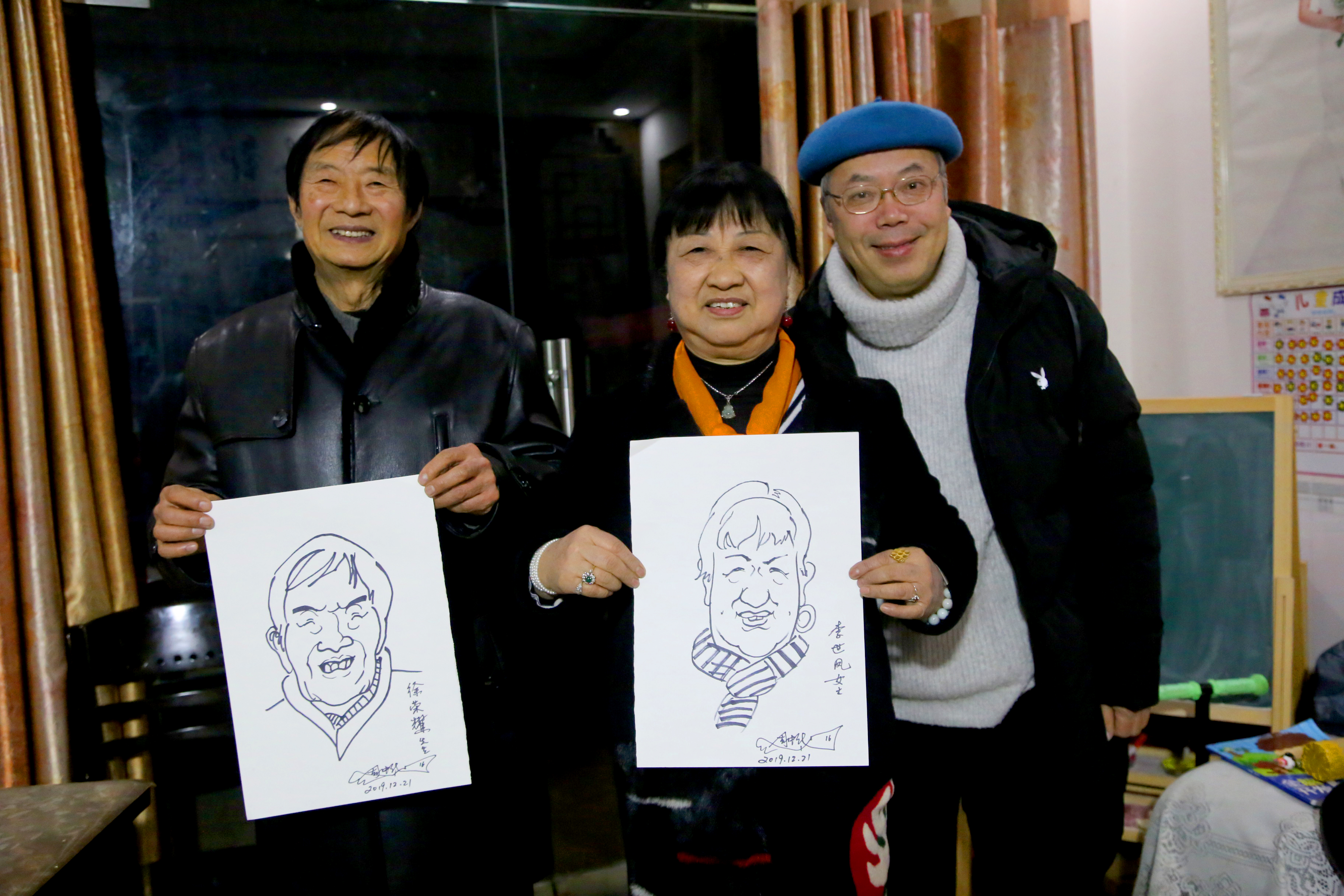 武汉画家专画老武汉风情,湖北画家高清人像