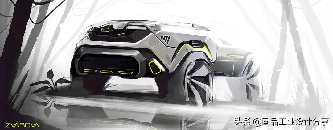 汽车手绘画图片大全,汽车设计图手绘入门