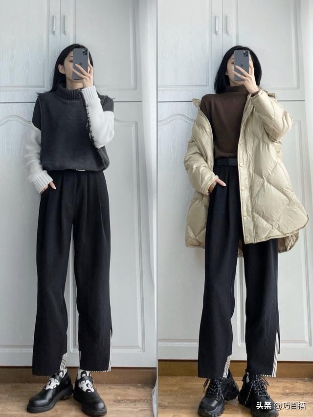 女人冬天穿什么裤子既保暖又时尚,小个子女生腿粗冬天穿什么裤子好