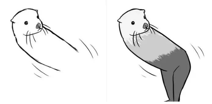 动物园里的大象变成了小企鹅?这位画家会魔法吧