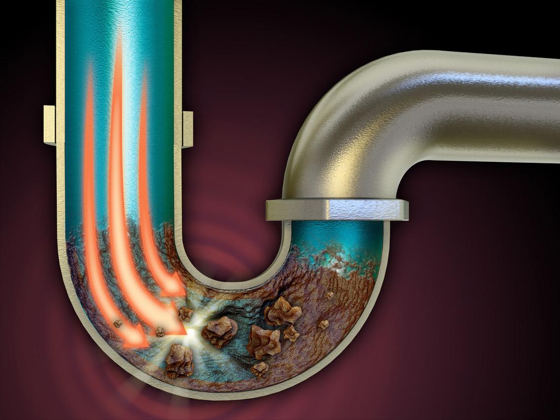 下水道油污堵了用什么办法处理,下水道被油污堵塞妙法