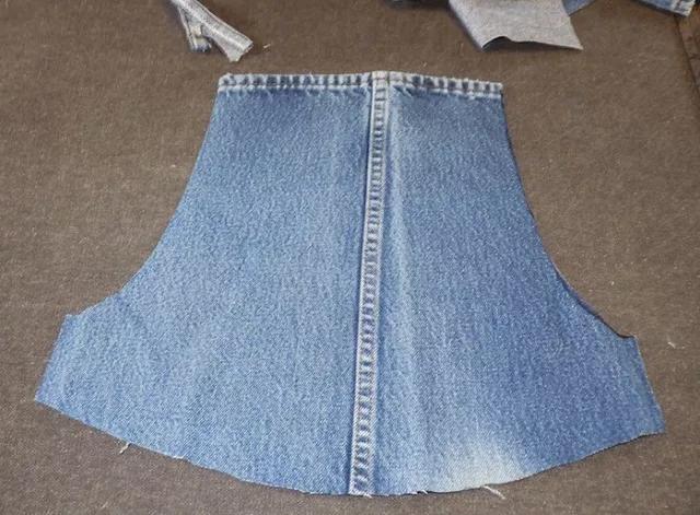 不穿的旧牛仔裤可以做些什么,怎样用旧牛仔裤做全身围裙