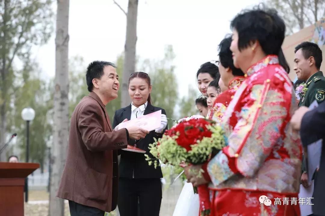 淄博高青婚礼红旗车队,高青国井南苑婚礼