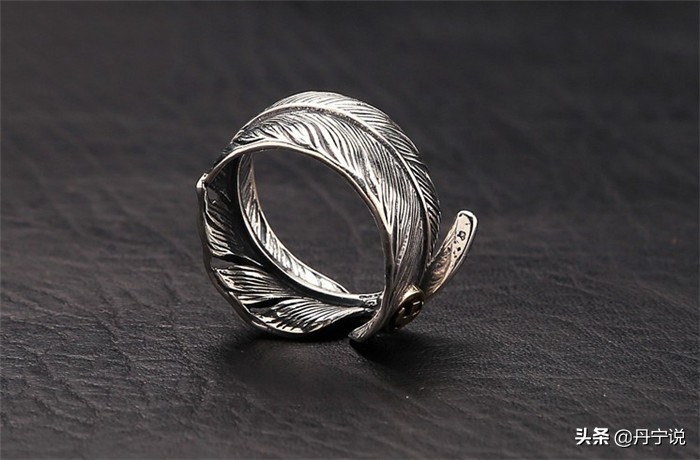 复古风银饰戒指,日本手工银饰品牌goros