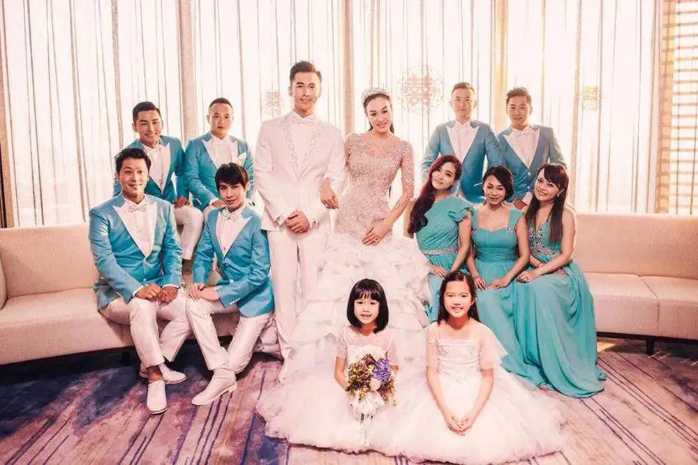 钟丽缇带两个女儿现身机场,钟丽缇14岁二女儿颜值逆袭