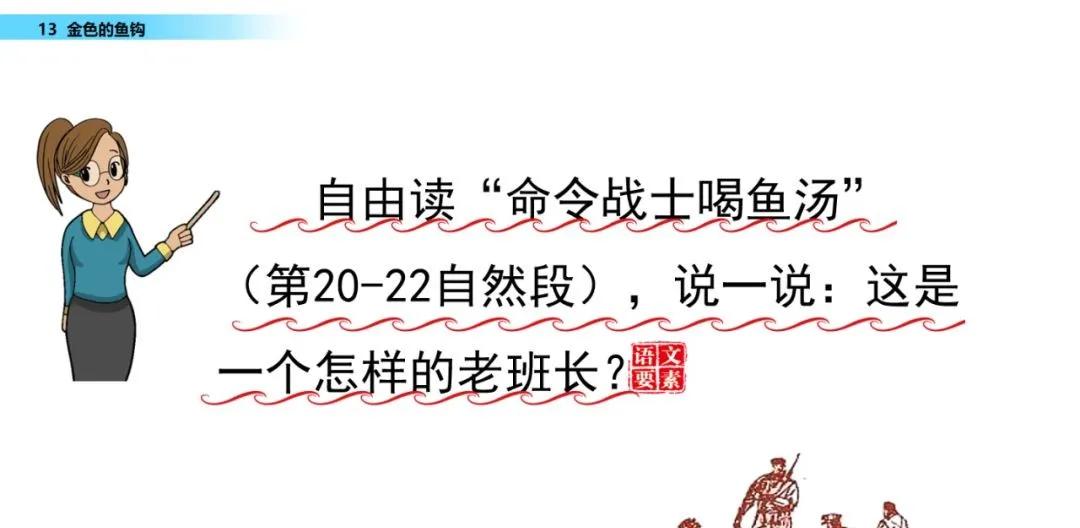 部编版六年级下册金色的鱼钩笔记,六年级语文下册金色的鱼钩知识点