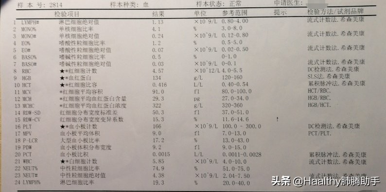 血常规里的健康秘密,血液检查哪些数据会提示肿瘤