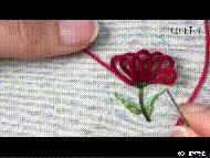 法式珠绣毛衣链手工教程,复古布刺绣毛衣链