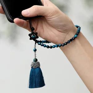 简单好看手机挂绳,好玩好看的纯手工中国风手机挂绳