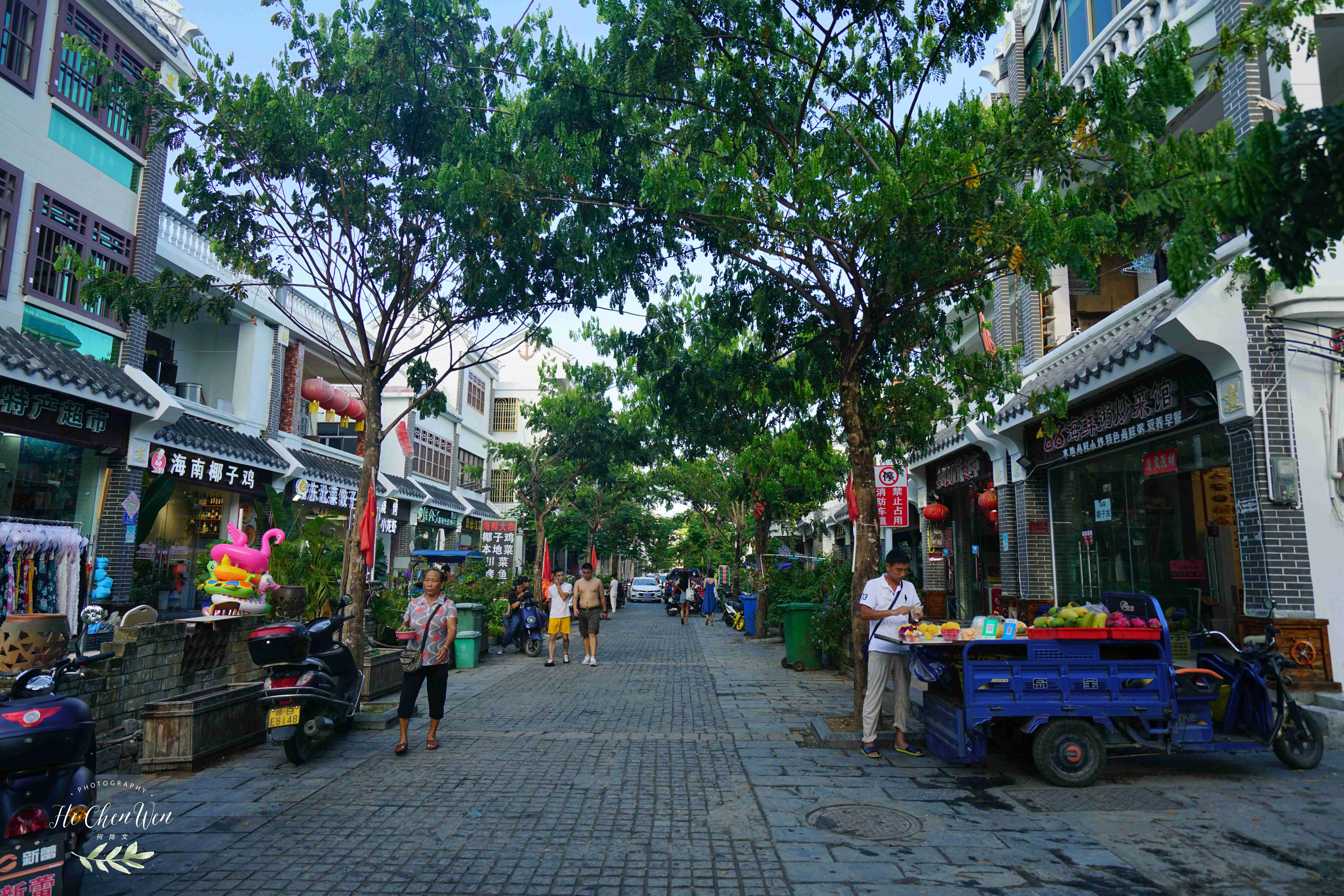 三亚的一个小村庄,三亚的一个渔村