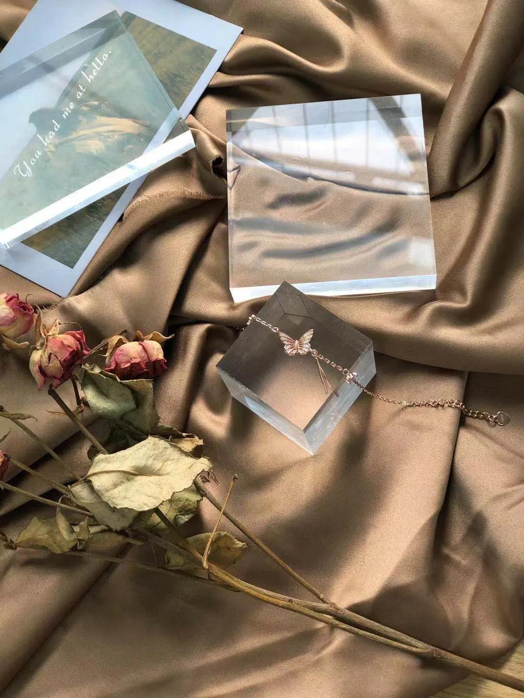 粉白珍珠流苏手链,黄金麦穗流苏手链