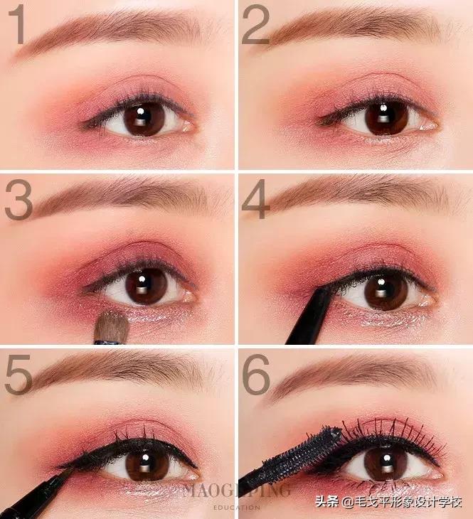 眼妆怎么画显大又干净的眼影颜色,怎样用四种颜色眼影画出酷的眼妆