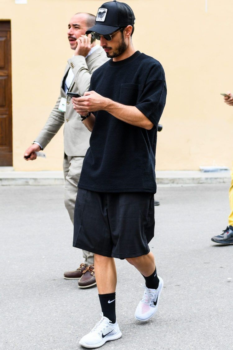 懒人黑色系穿搭,黑色控潮男穿搭夏季潮流